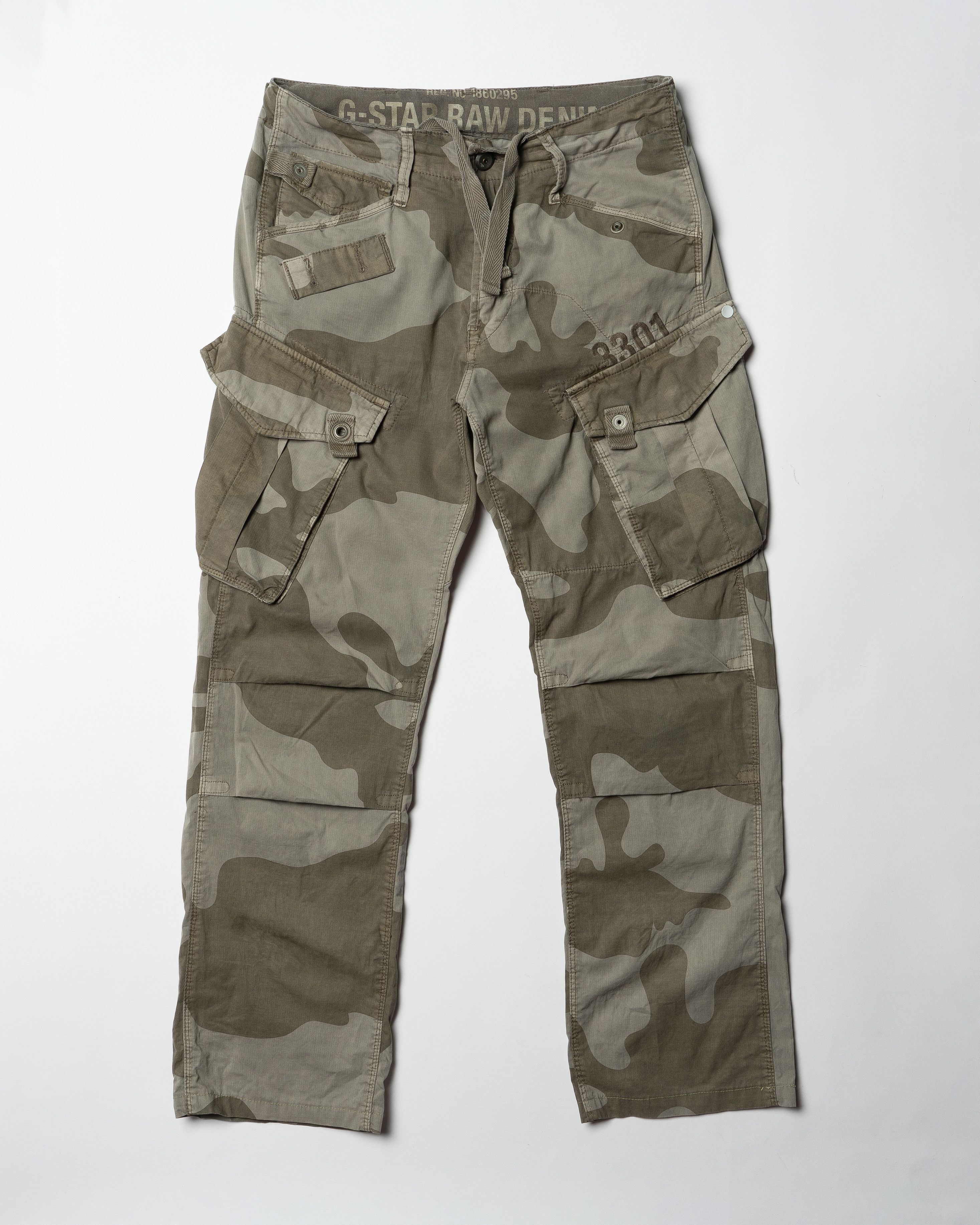 G-Star 🔵G-STAR RAW Vtg Army Rovic Belt Tapered Cargo Camo Pants Size US 30 / EU 46 - 1 Thumbnail