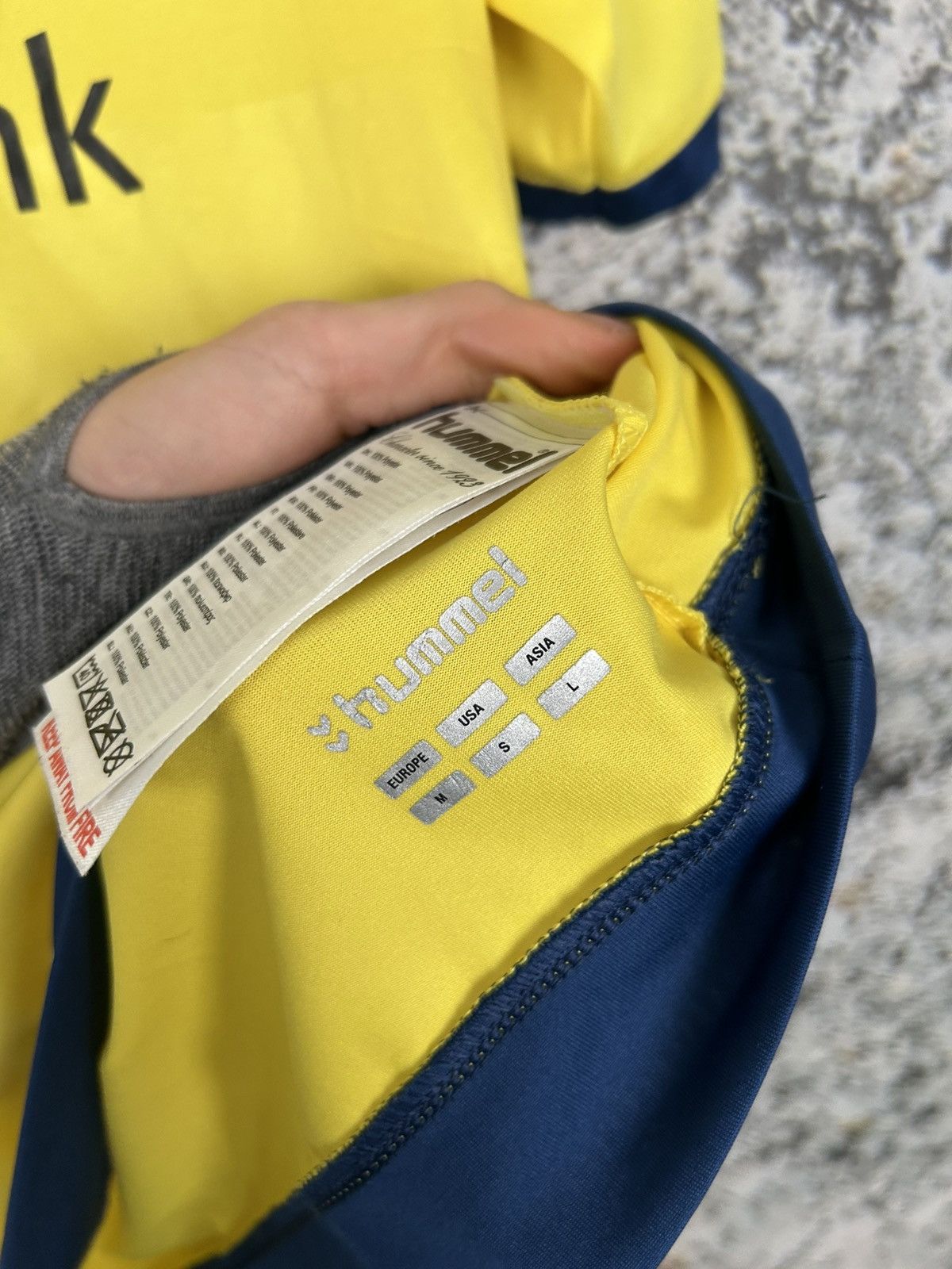 Hummel Brondby IF Mukhtar Hummel Soccer Jersey Football Rare Size US M / EU 48-50 / 2 - 6 Thumbnail