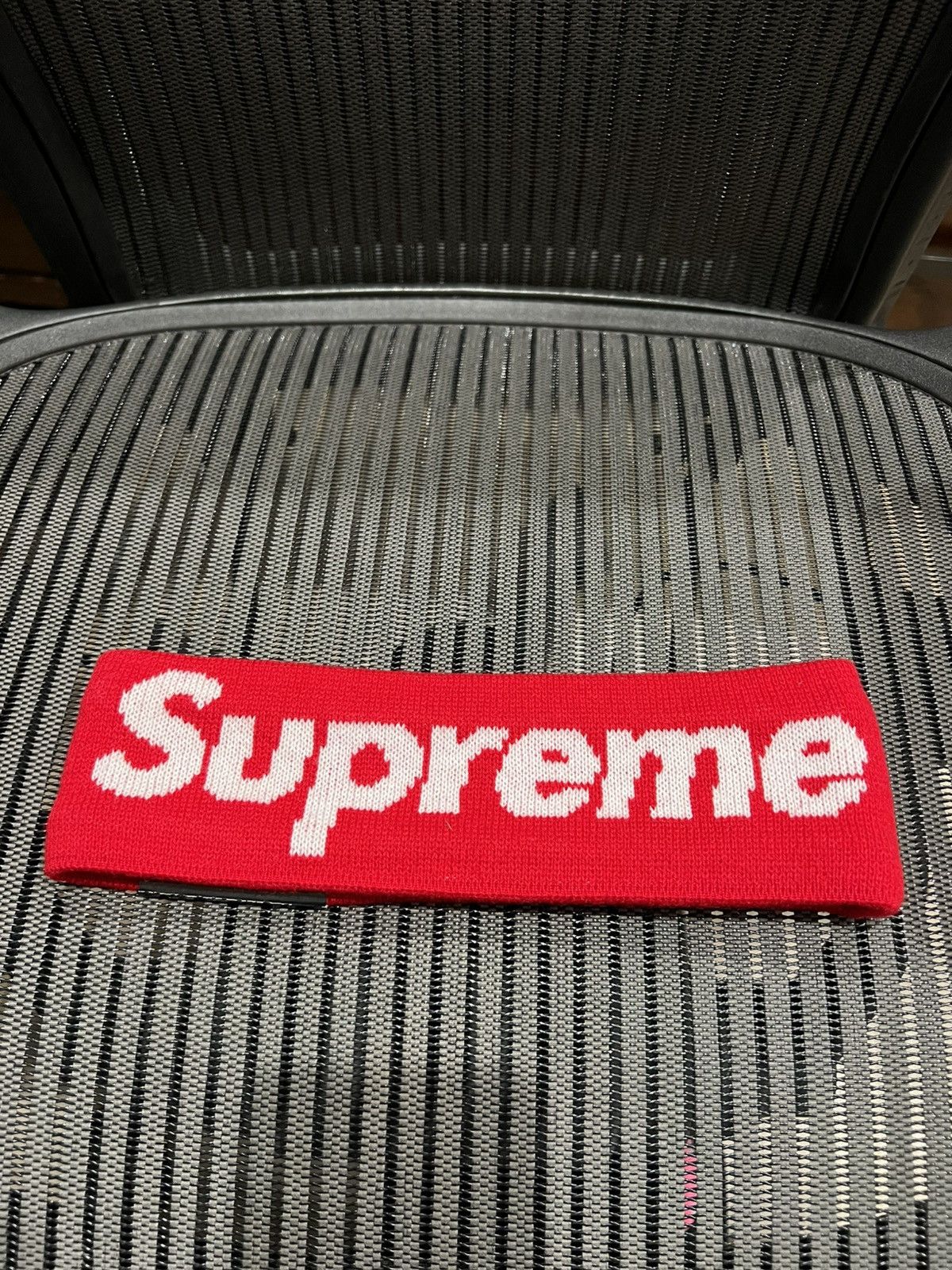 New Era × Supreme Supreme Box Logo Headband (FW14) Size ONE SIZE - 1 Thumbnail