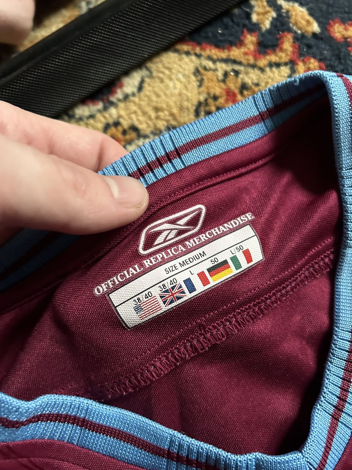 Reebok × Vintage West Ham Reebok Home 2005/07 long sleeve jersey vintage Size US M / EU 48-50 / 2 - 5 Thumbnail
