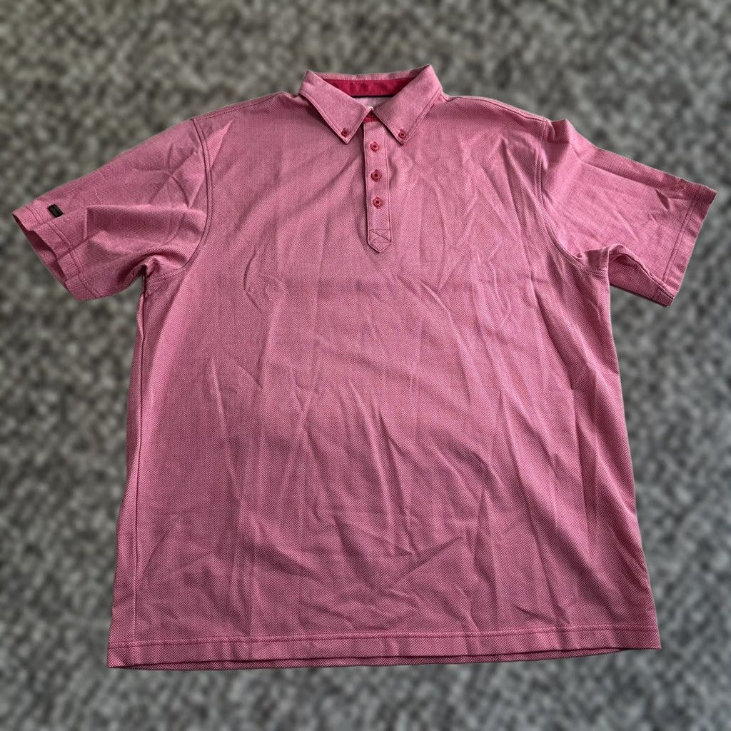 Vintage G-mac By Kartel Golf Polo Shirt Mens XL Hot Pink Geometric Print Preppy Polo Shirt Mens XL Hot Pink Geometric Print Size US XL / EU 56 / 4 - 1 Thumbnail