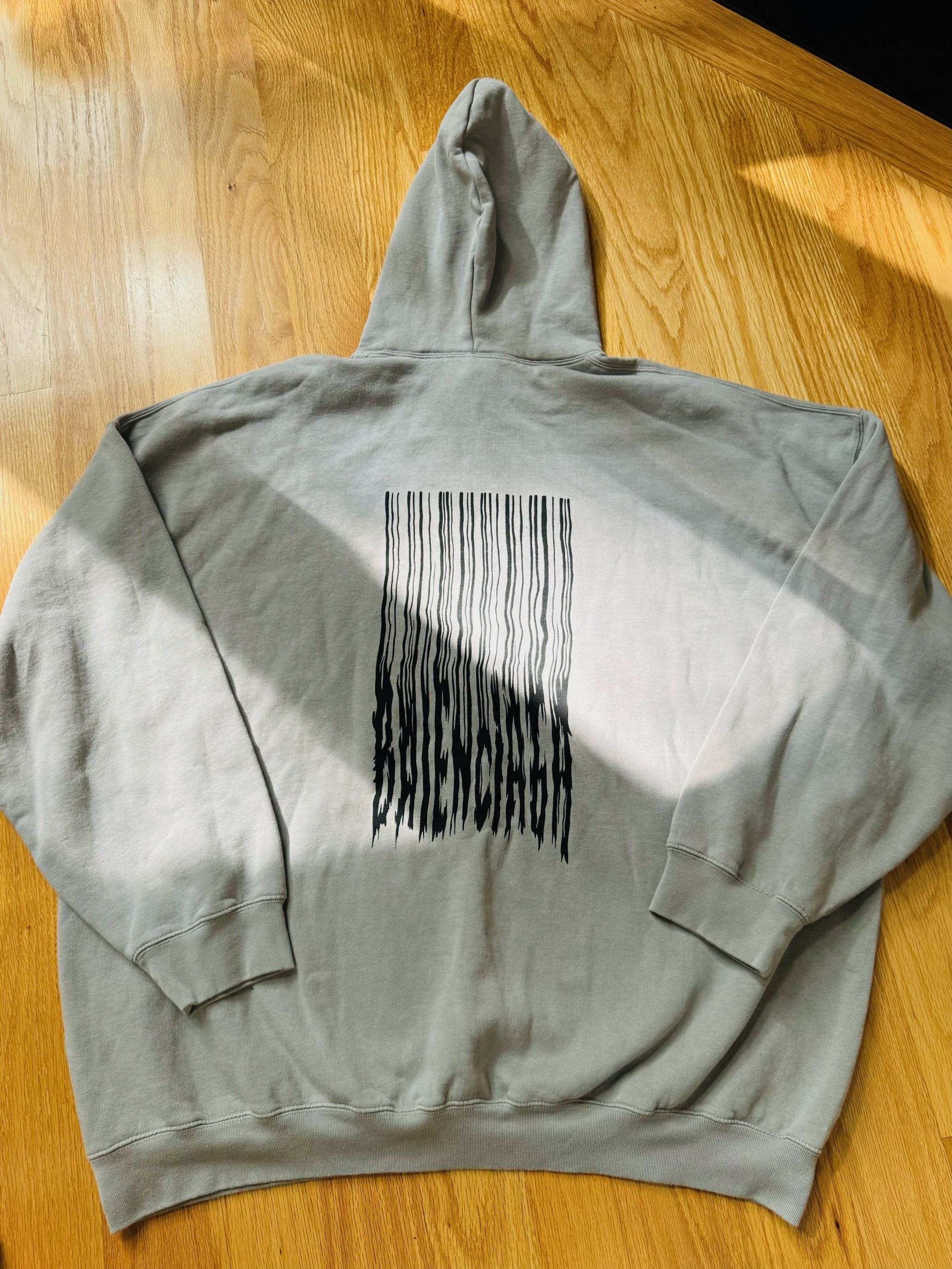 Balenciaga Balenciaga oversized barcode-print hoodie (fits like large) Size US S / EU 44-46 / 1 - 4 Thumbnail