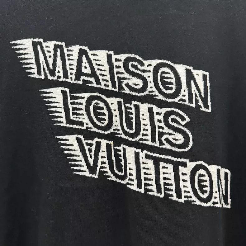 Louis Vuitton Louis Vuitton Phantom letter logo black knitted short sleev Size US S / EU 44-46 / 1 - 5 Thumbnail