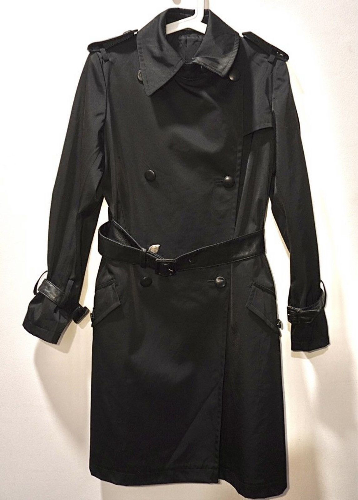 Yohji Yamamoto AW2004 YOHJI YAMAMOTO LEATHER TRENCH COAT Size M / US 6-8 / IT 42-44 - 1 Thumbnail