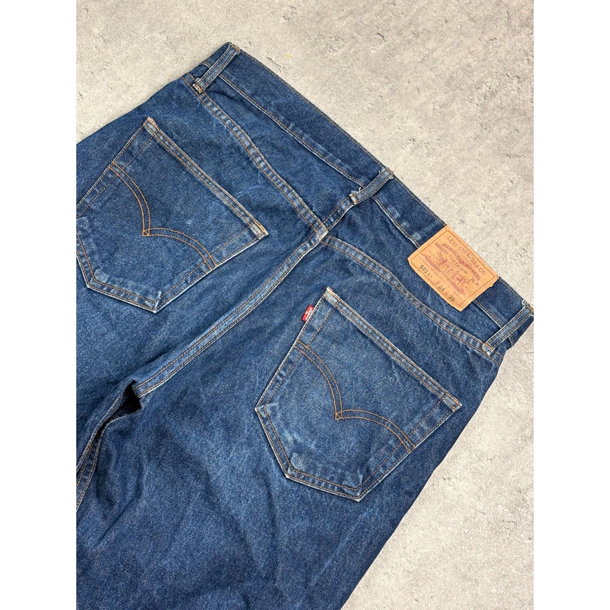 Levi's Vintage Levis 501 Distressed Raw Hem Denim Jeans 34x30 stree Size US 34 / EU 50 - 3 Thumbnail