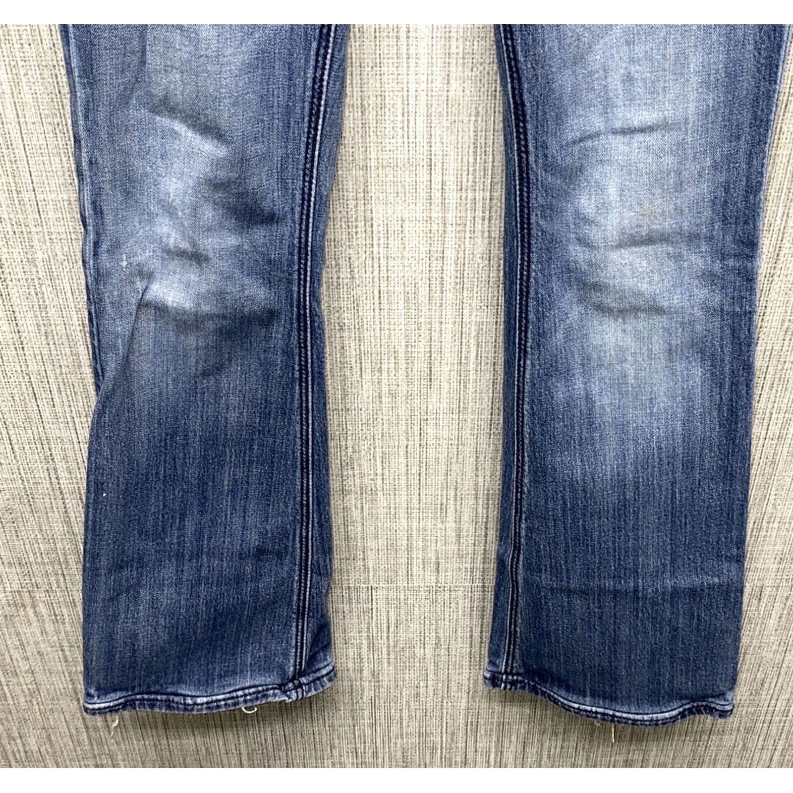 Vintage Rock Revival Charlotte FLARE Denim Jeans Womens Blue 28 X 30 Regular Inseam 30 Cotton Denim Size 28 Size 28" / US 6 / IT 42 - 4 Thumbnail