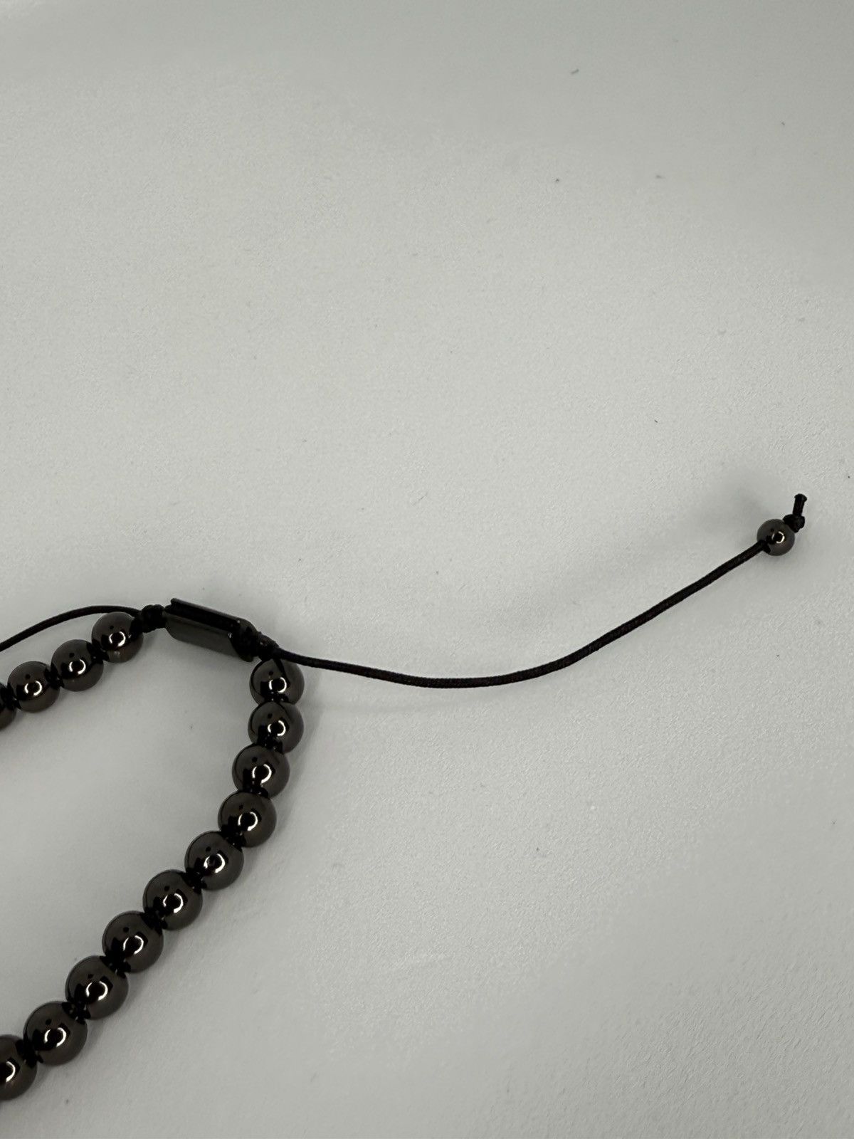 Designer Black Metallic Coated Bead Bracelet Size ONE SIZE - 4 Thumbnail
