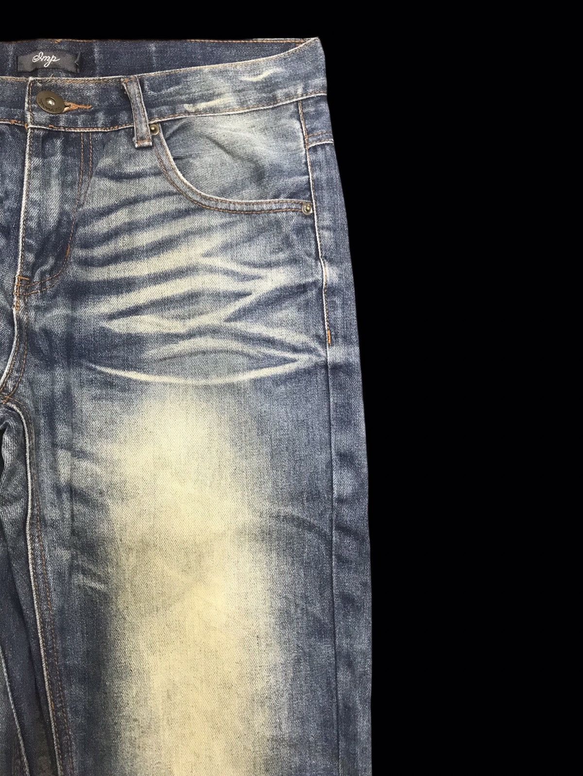 Japanese Brand × Seditionaries 💥90s Style💥imp Sick Fades Slim Fit Dirty Denim F299 Size US 32 / EU 48 - 3 Thumbnail