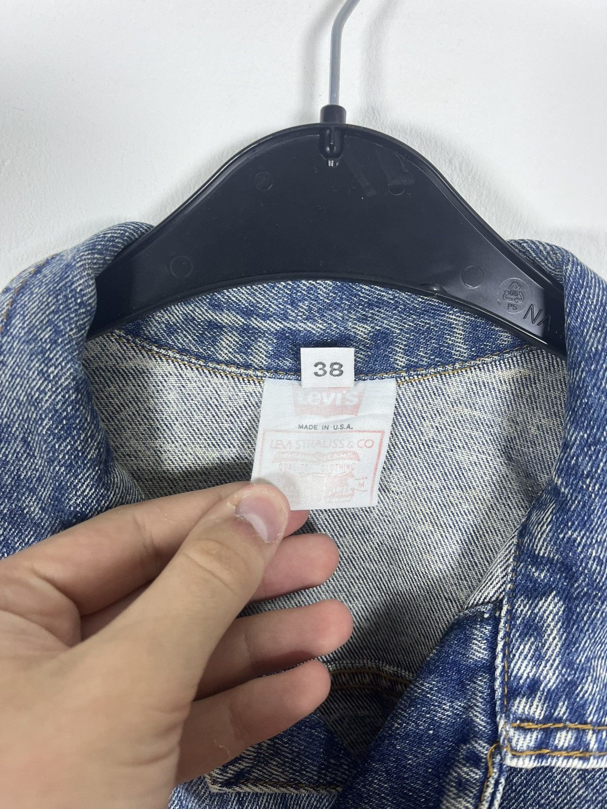 Levi's Vintage Levi’s Denim Jacket Acid Wash Jean Jacket 90’s Size US L / EU 52-54 / 3 - 13 Thumbnail