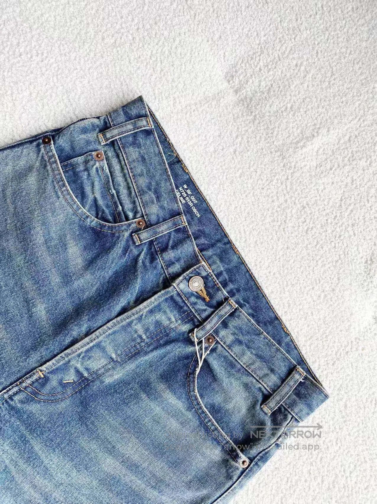 Celine Celine Leather brand washed jeans| Size 26" / US 2 / IT 38 - 4 Thumbnail
