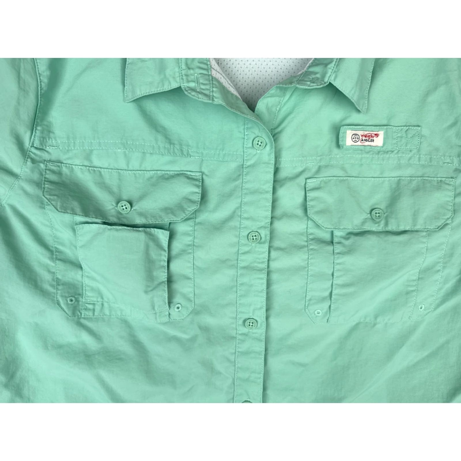 Wrangler VINTAGE Wrangler Shirt Men Extra Large Green Button-Up Long Sleeve Fishing Angler Outdoor Shirt Size US XL / EU 56 / 4 - 6 Thumbnail