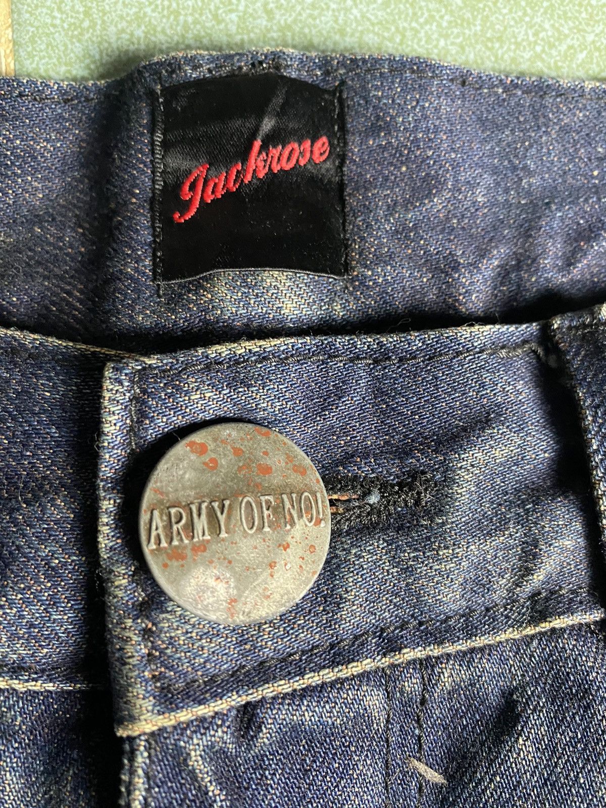 Hysteric Glamour Rare Jack Rose Faded cat whiskers Denim Size US 34 / EU 50 - 14 Thumbnail