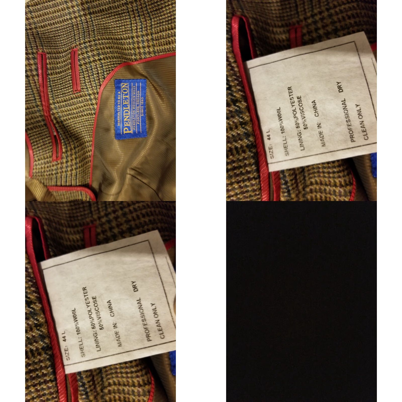 Pendleton Pendleton 3-in-1 Jacket Blazer Long 44L Beige Khaki Mens Coat Cardigan Style 3-in-1 Jacket Blazer Mens 44 Long Beige Pendleton Size 44R - 8 Thumbnail