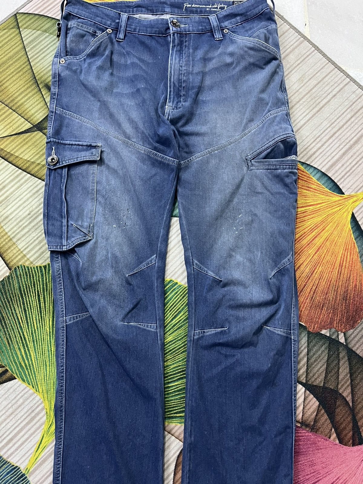 Japanese Brand FIELDCORE BIKERS PANTS🔥 Size US 33 - 3 Thumbnail
