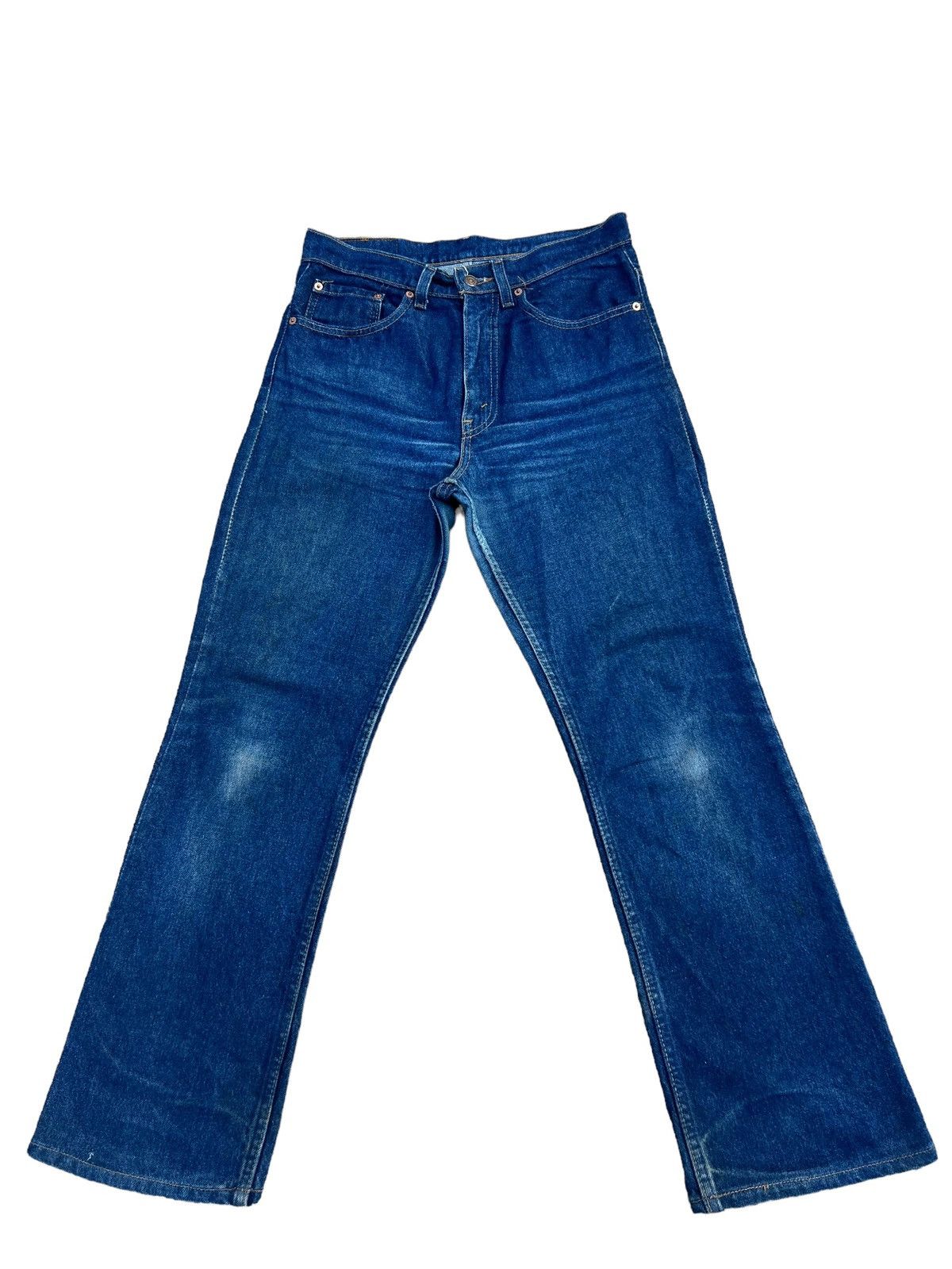 Image of Levis x Vintage 1994 Levi’S 517 Fade Denim Bootcut Jeans in Blue, Men's (Size 31)