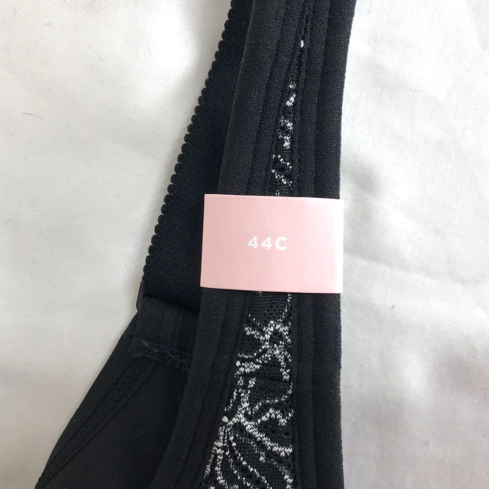 Vintage Cacique Black Silver Floral Lace Unlined Full Coverage No-Wire Bra 44C Womens Plus Size Coverage Full Lace Wireless Hook & Eye Adjustable Straps XS Size ONE SIZE - 7 Thumbnail