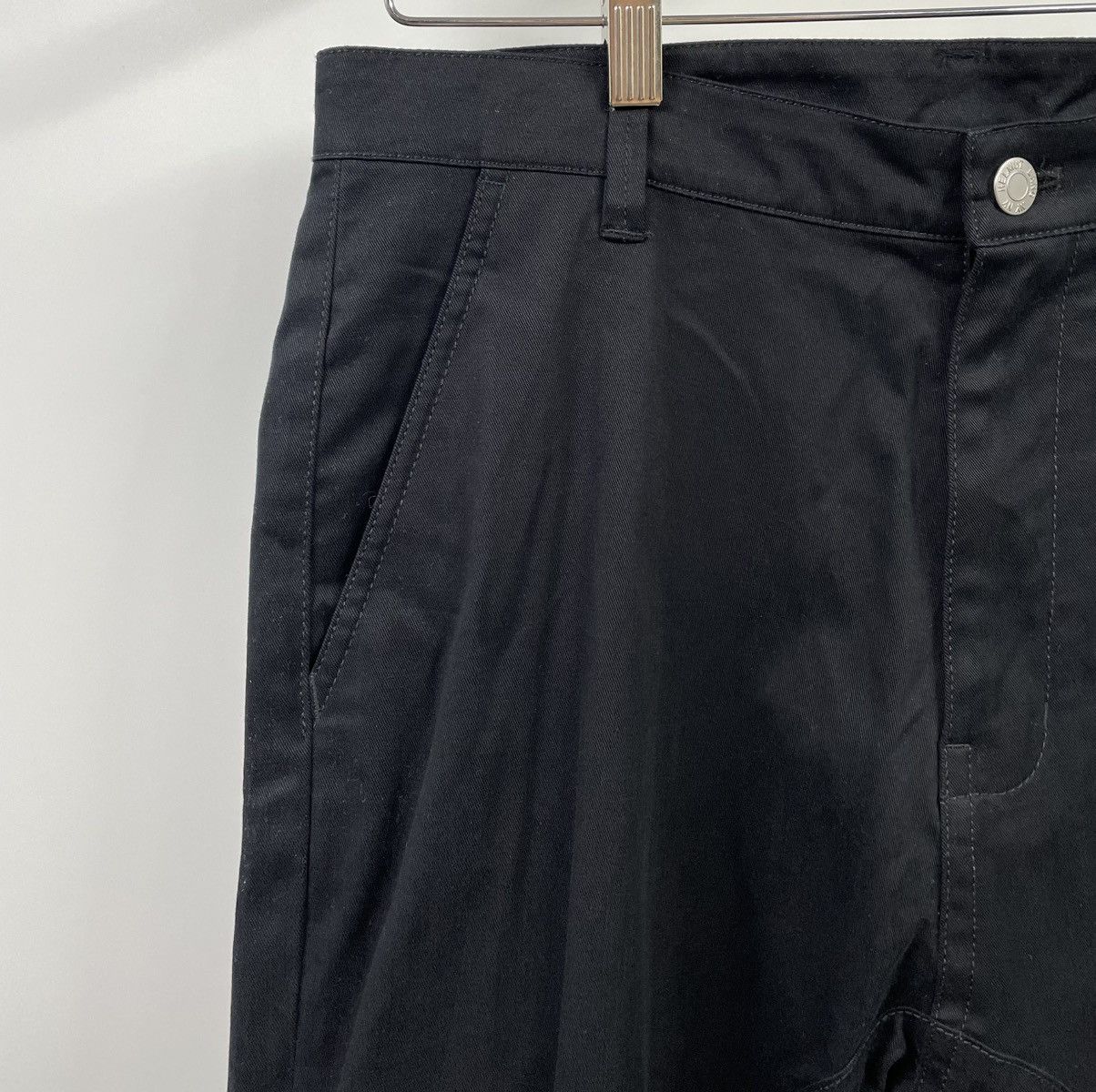 Helmut Lang Helmut Lang Lafer Twill Crop Black Cargo Pants 30 Size US 30 / EU 46 - 7 Thumbnail