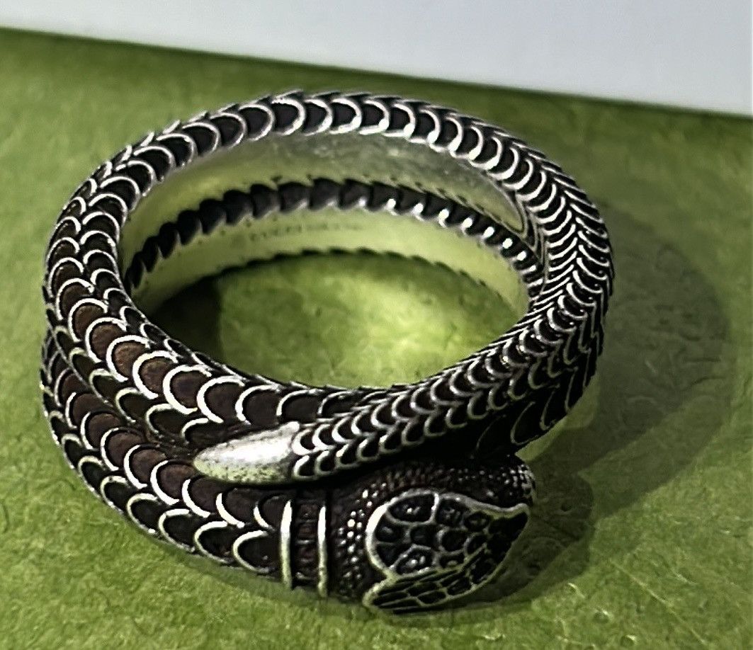 Gucci Gucci Garden Snake Ring Silver 925 Size ONE SIZE - 7 Thumbnail