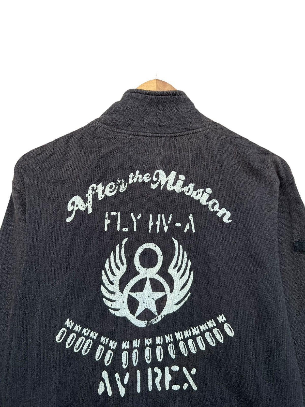 Avirex Y2k AVIREX USAAF Black Sweater Size US S / EU 44-46 / 1 - 5 Thumbnail