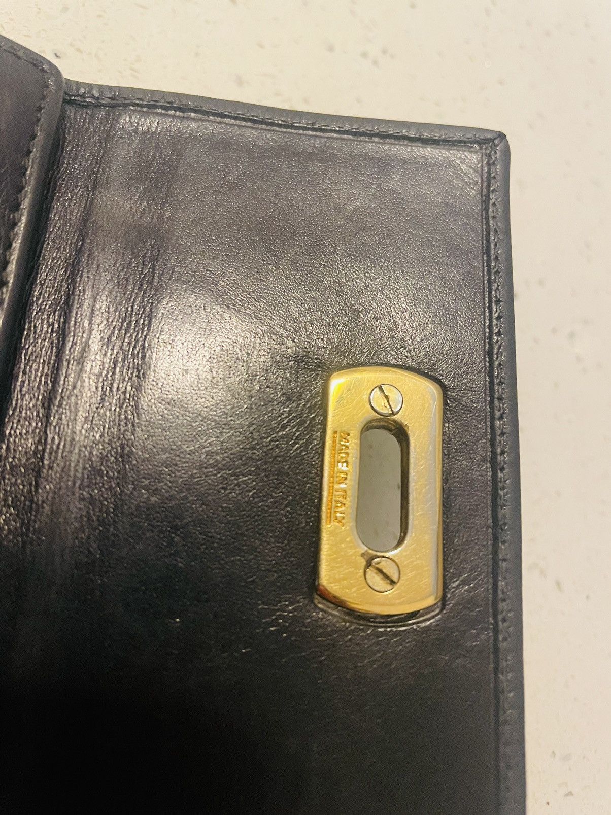 Salvatore Ferragamo × Vintage Salvatore Ferragamo Gancini Leather Trifold Wallet Size ONE SIZE - 6 Thumbnail