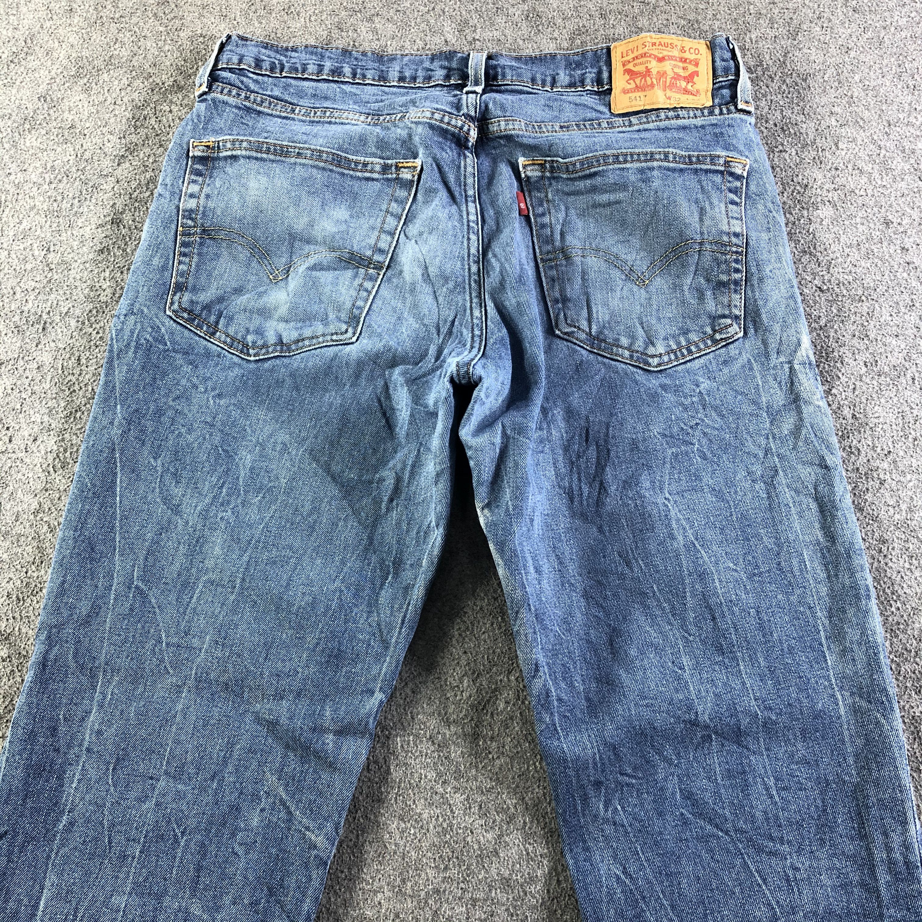 Levi's Vintage Blue Wash Levis 541 Jeans-J4340 Size US 32 / EU 48 - 4 Thumbnail