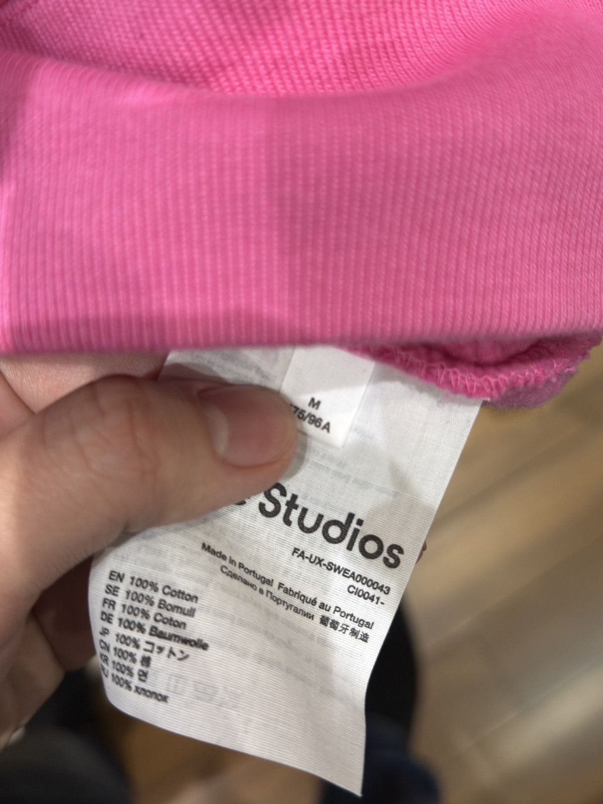 Acne Studios Acne Studios Quarter Zip Pink Sweater Size US M / EU 48-50 / 2 - 7 Thumbnail