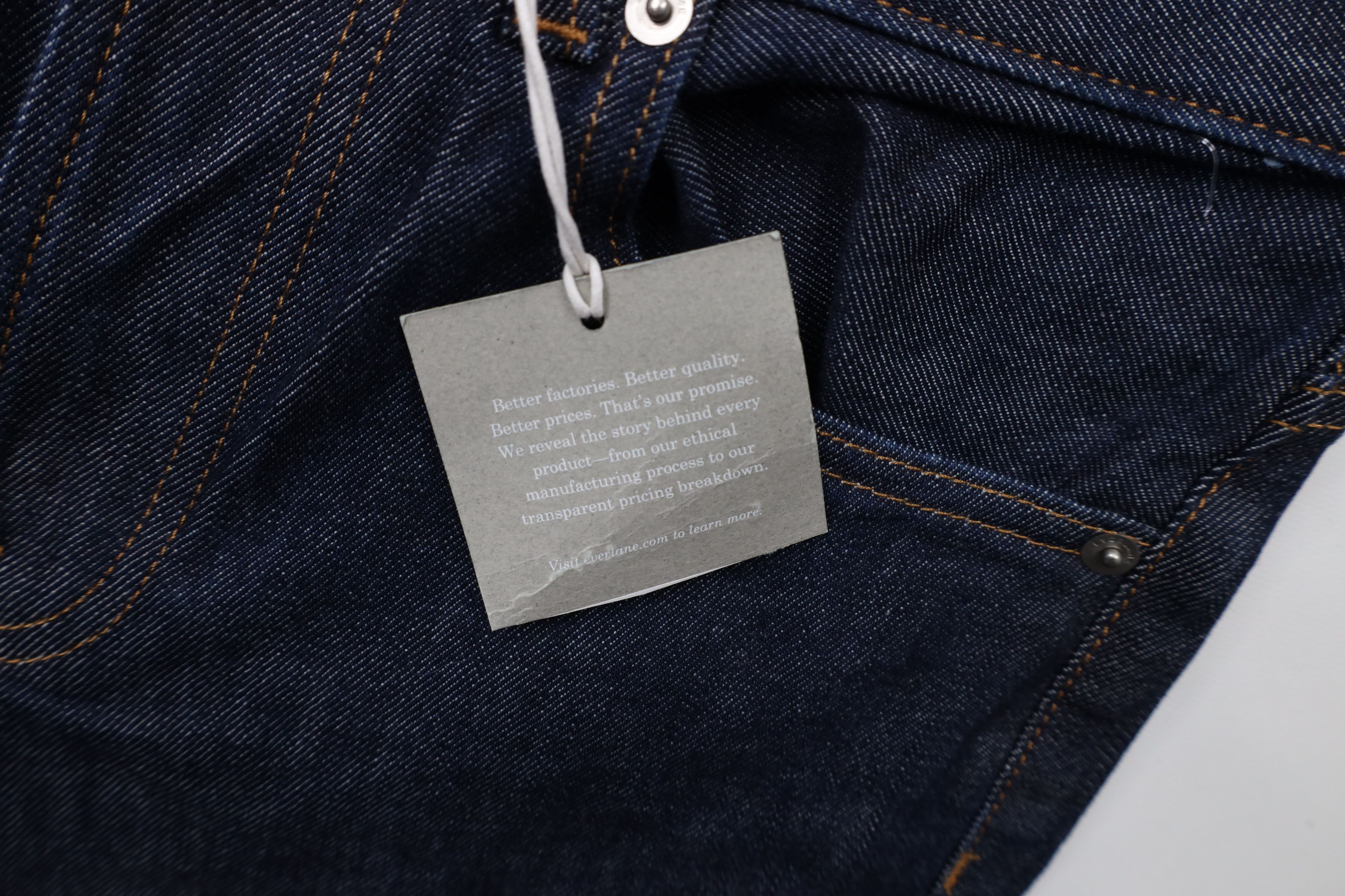 Everlane × Vintage New Everlane Skinny Fit Denim Jeans Indigo Blue Cotton Size US 28 / EU 44 - 6 Thumbnail