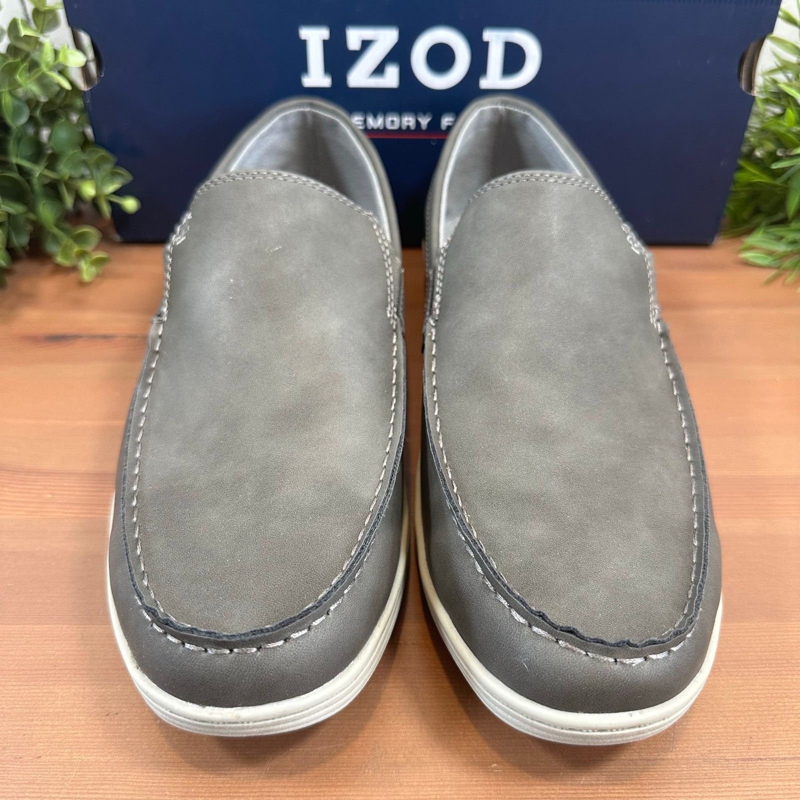 Izod Izod Men's Seapoint Grey Memory Foam Loafers Size 13 Size US 13 / EU 46 - 3 Thumbnail