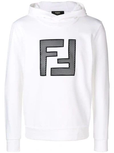 Fendi Fendi Embroidered FF Logo Hoodie Size US S / EU 44-46 / 1 - 1 Thumbnail