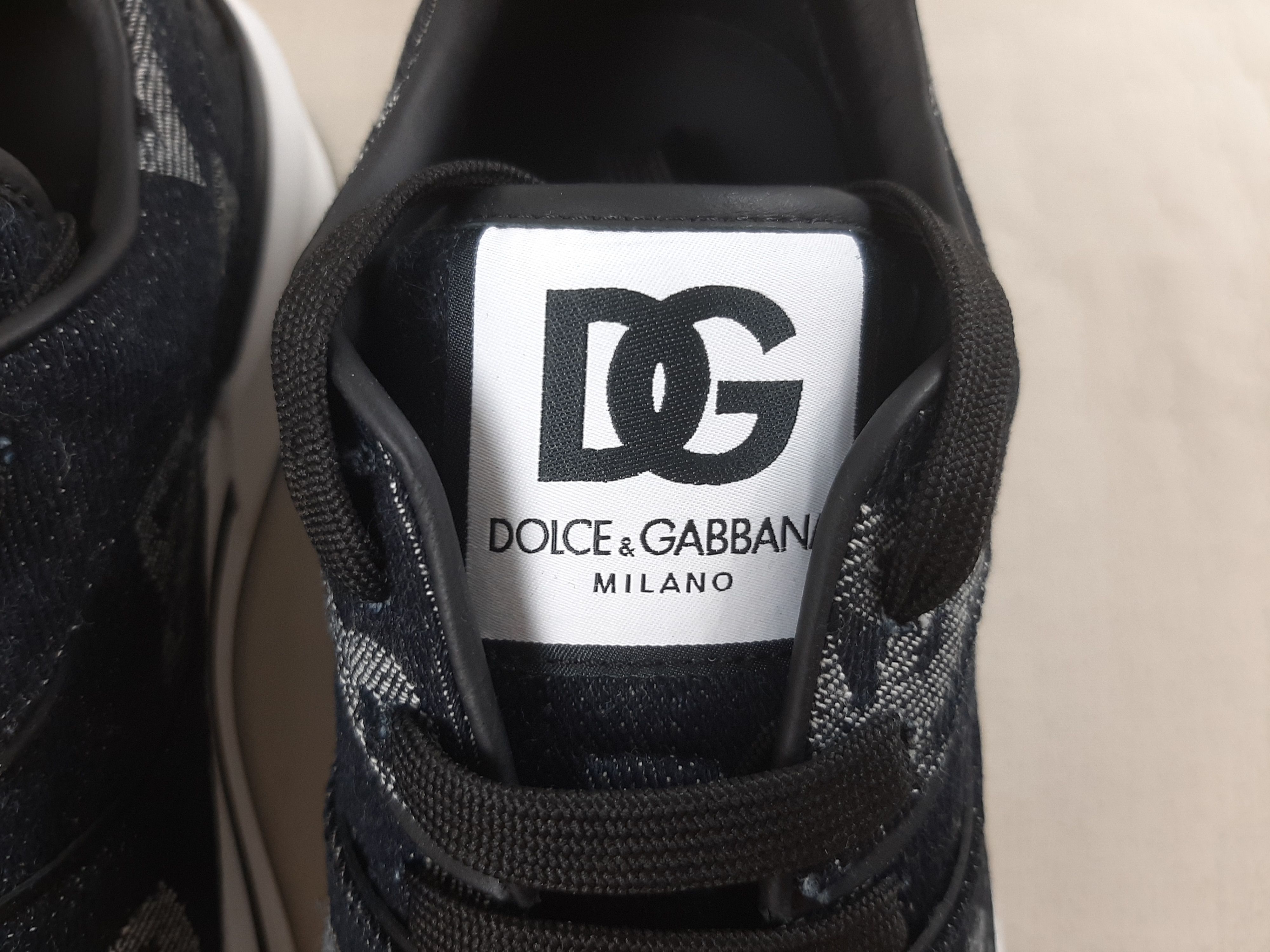 Dolce & Gabbana Dolce & Gabbana New Roma Denim Sneakers Men's EU 42 US 9 Size US 9 / EU 42 - 8 Thumbnail