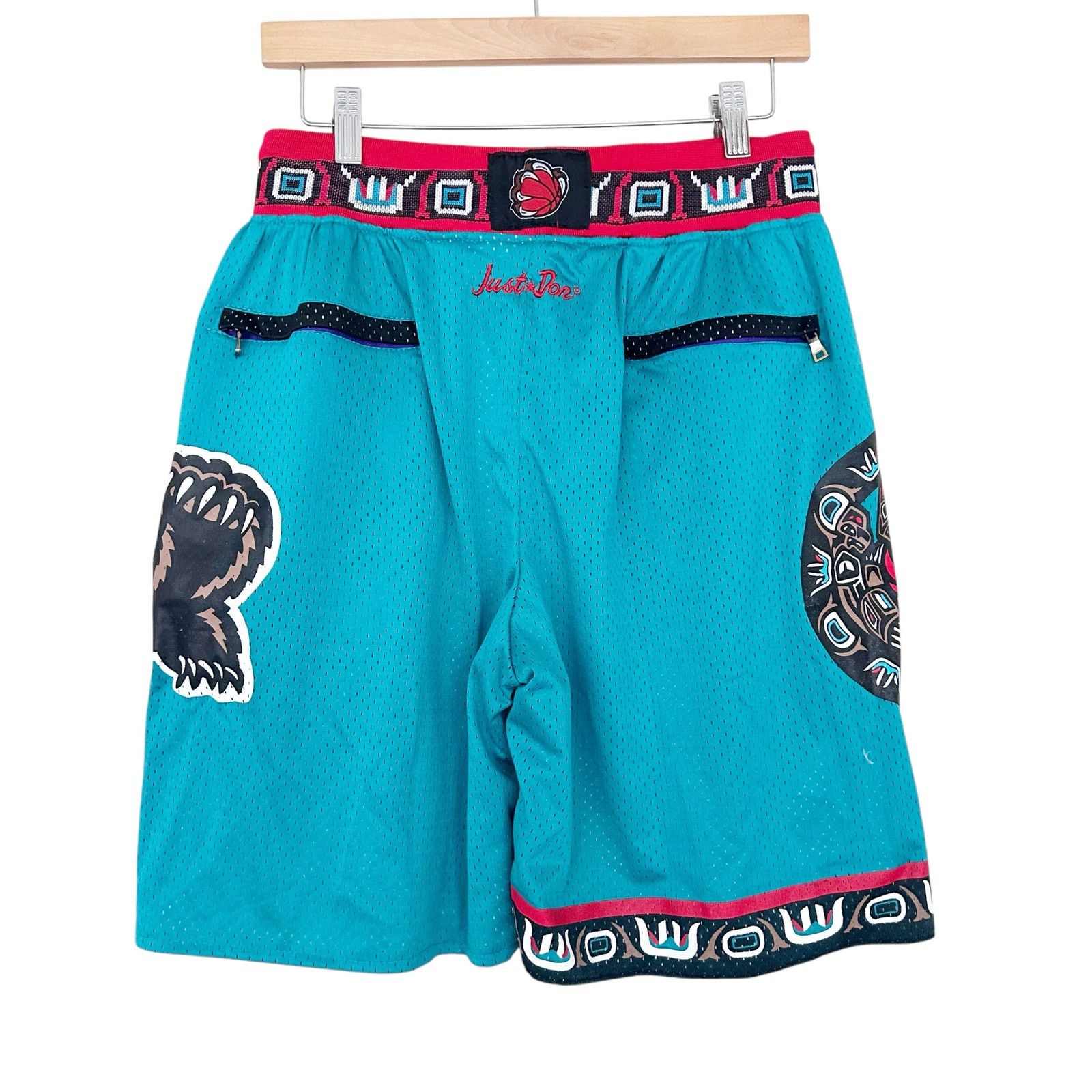 Vintage Vintage 1995-96 NBA Vancouver Grizzlies Basketball Shorts M Size US 28 / EU 44 - 6 Thumbnail