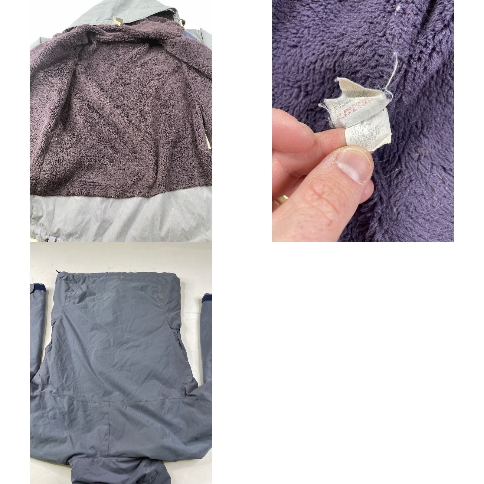 Patagonia VINTAGE Patagonia Jacket Women Regular Small Blue Knit Lined Hooded Full Zip Softshell Inner Polyester Nylon Size S / US 4 / IT 40 - 9 Thumbnail