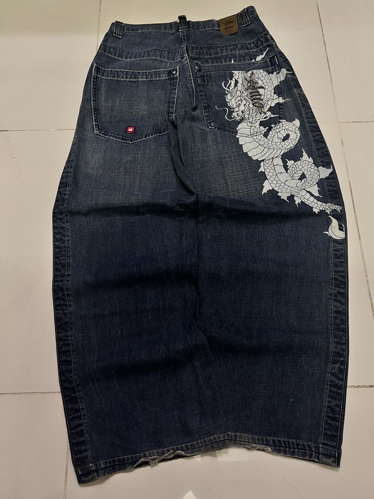 JNCO Vintage JNCO Dragon Baggy Jeans Size US 32 / EU 48 - 3 Thumbnail