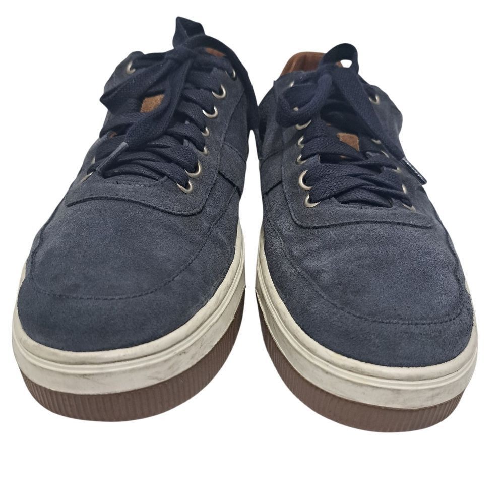 Peter Millar Peter Millar Vantage Men's Navy Suede Sneakers Lace Up Retro Size US 10 / EU 43 - 5 Thumbnail