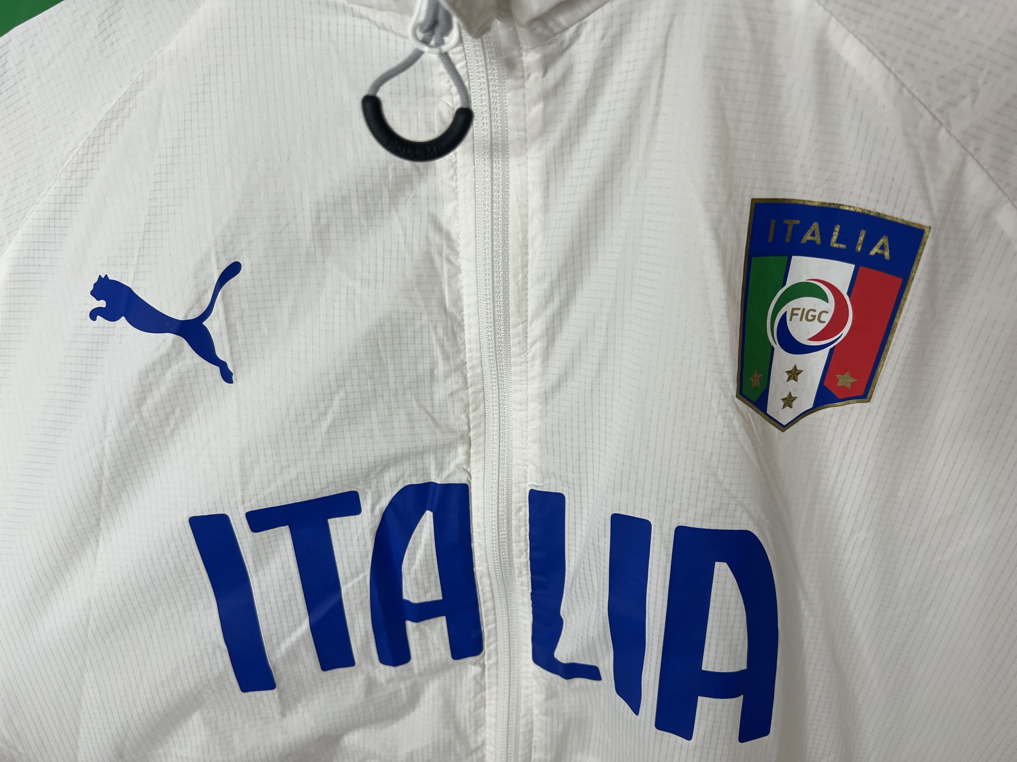 Puma ITALY 2014 2015 TRAINING WINDBREAKER JACKET FOOTBALL SOCCER Size US L / EU 52-54 / 3 - 3 Thumbnail