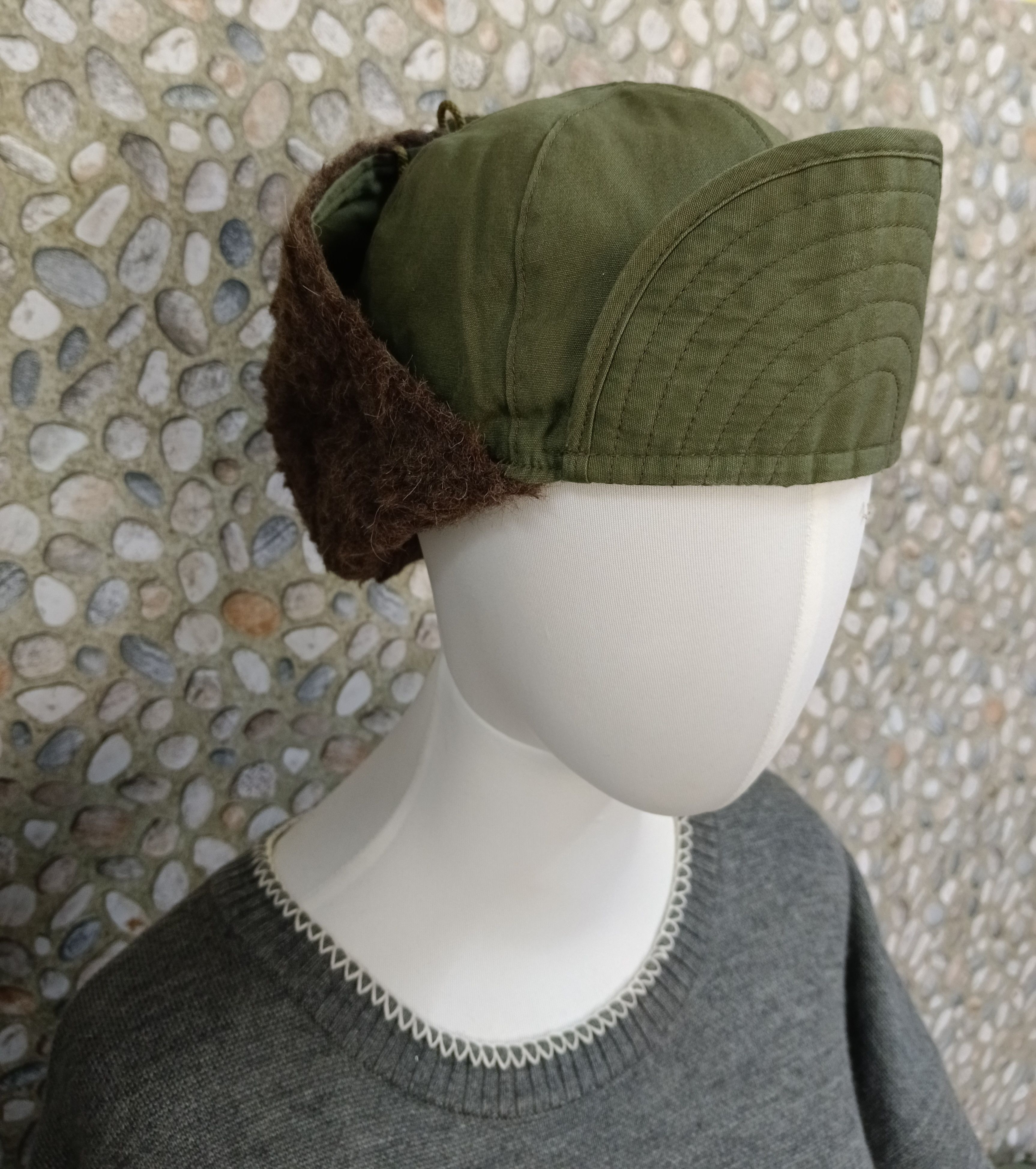 Buzz Rickson's Buzz Rickson Co. M-1951 Field Pile Cap - Size 7 1/4 (Repro) Size ONE SIZE - 3 Thumbnail