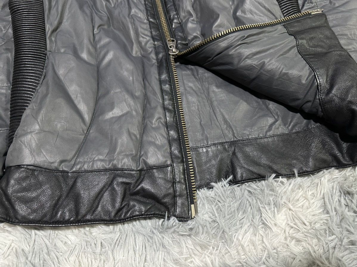 Le Grande Bleu (L.G.B.) 🔥Sick Y2K Maniac Works Puffer Leather Jacket Size US L / EU 52-54 / 3 - 6 Thumbnail