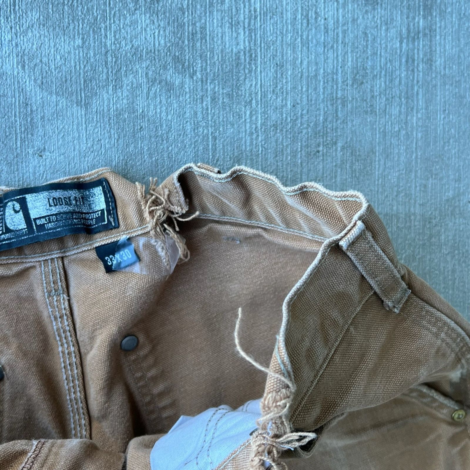 Carhartt × Vintage Carhartt brown double knee work wear carpenter pants Size US 32 / EU 48 - 6 Thumbnail