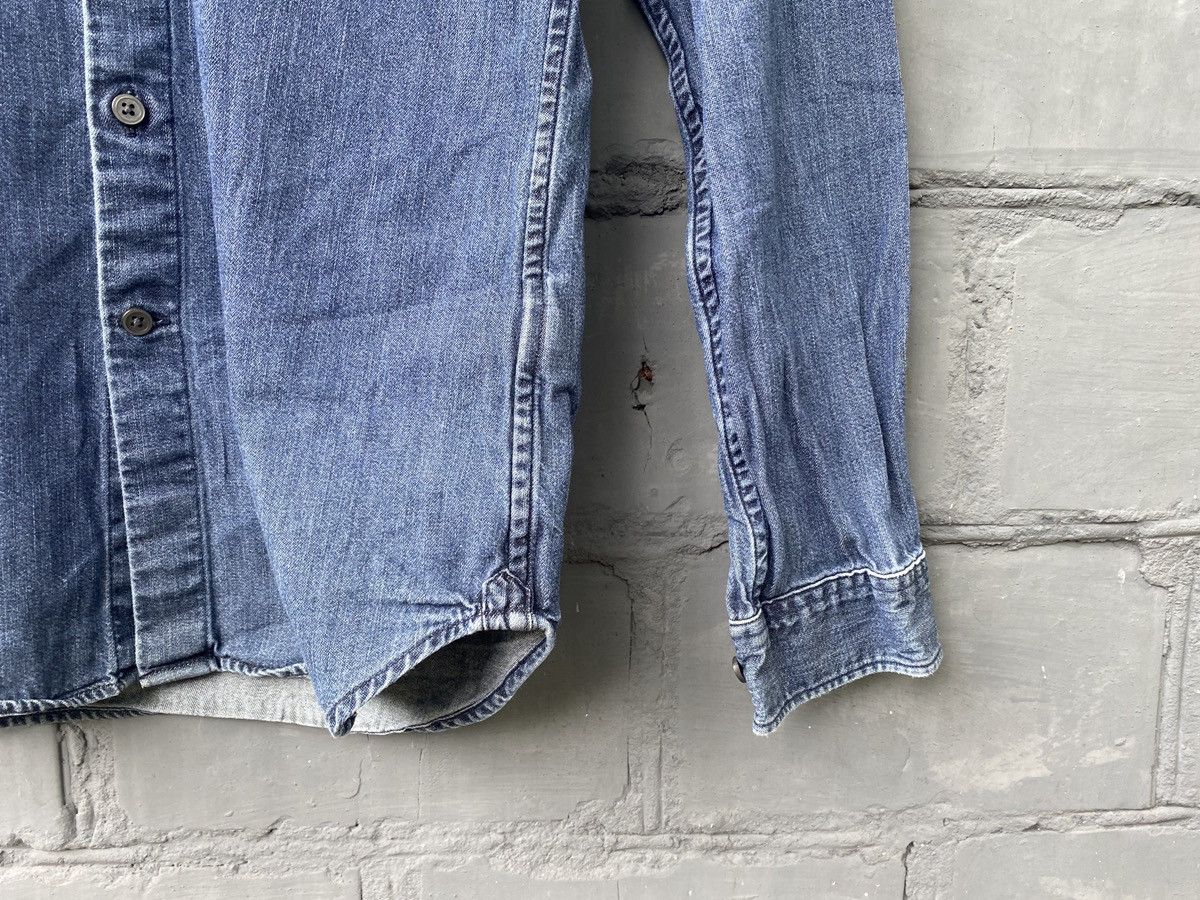 Uniqlo Uniqlo Denim Long Sleeve Shirt Single Pocket Size US XS / EU 42 / 0 - 5 Thumbnail