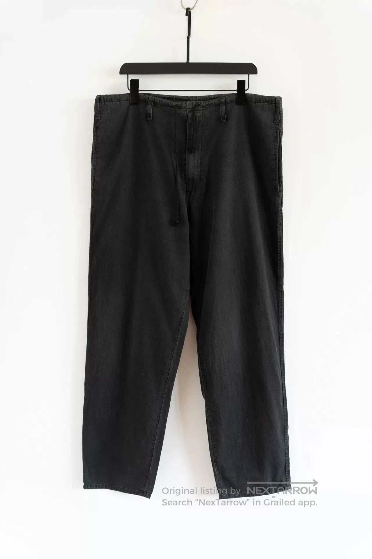 Yohji Yamamoto Yohji Yamamoto Black Straight Leg Pants. Size US 26 / EU 42 - 1 Thumbnail