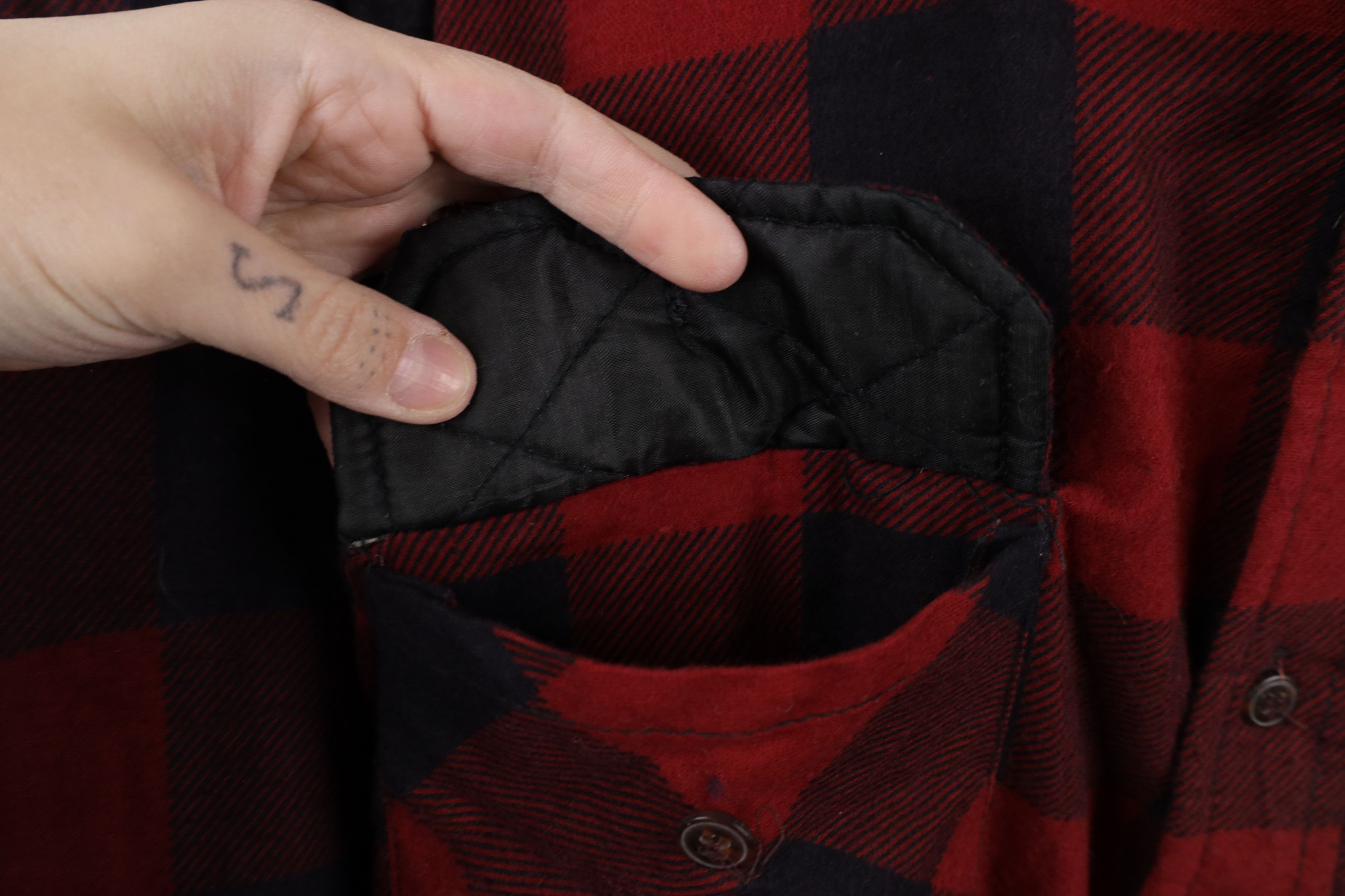 Vintage Vintage 90s Streetwear Flannel Button Shirt Jacket Jac Shirt Size US XXL / EU 58 / 5 - 5 Thumbnail