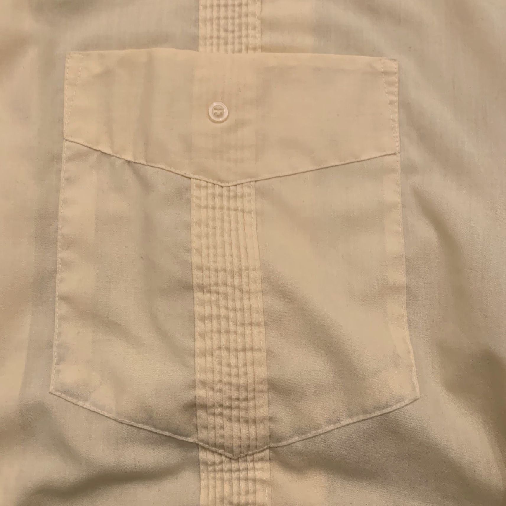 Vintage VINTAGE El Caribe Guayabera Shirt Men L Yellow 4-Pocket Cotton Blend Shirt Mens Size L Yellow Guayabera 4-Pocket Vintage 1990s? Size US L / EU 52-54 / 3 - 2 Thumbnail