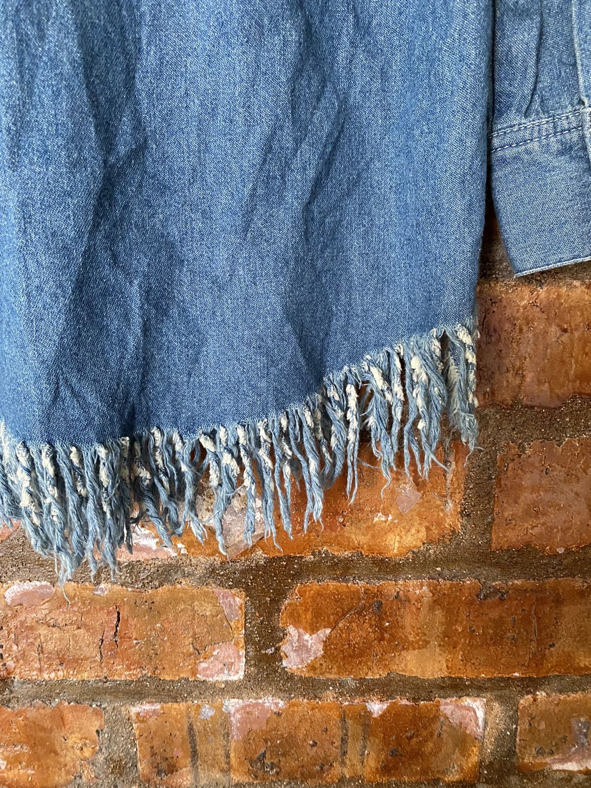 Isamu Katayama Backlash Ungrid Japan Stud stone and hem fringe Size US S / EU 44-46 / 1 - 17 Thumbnail