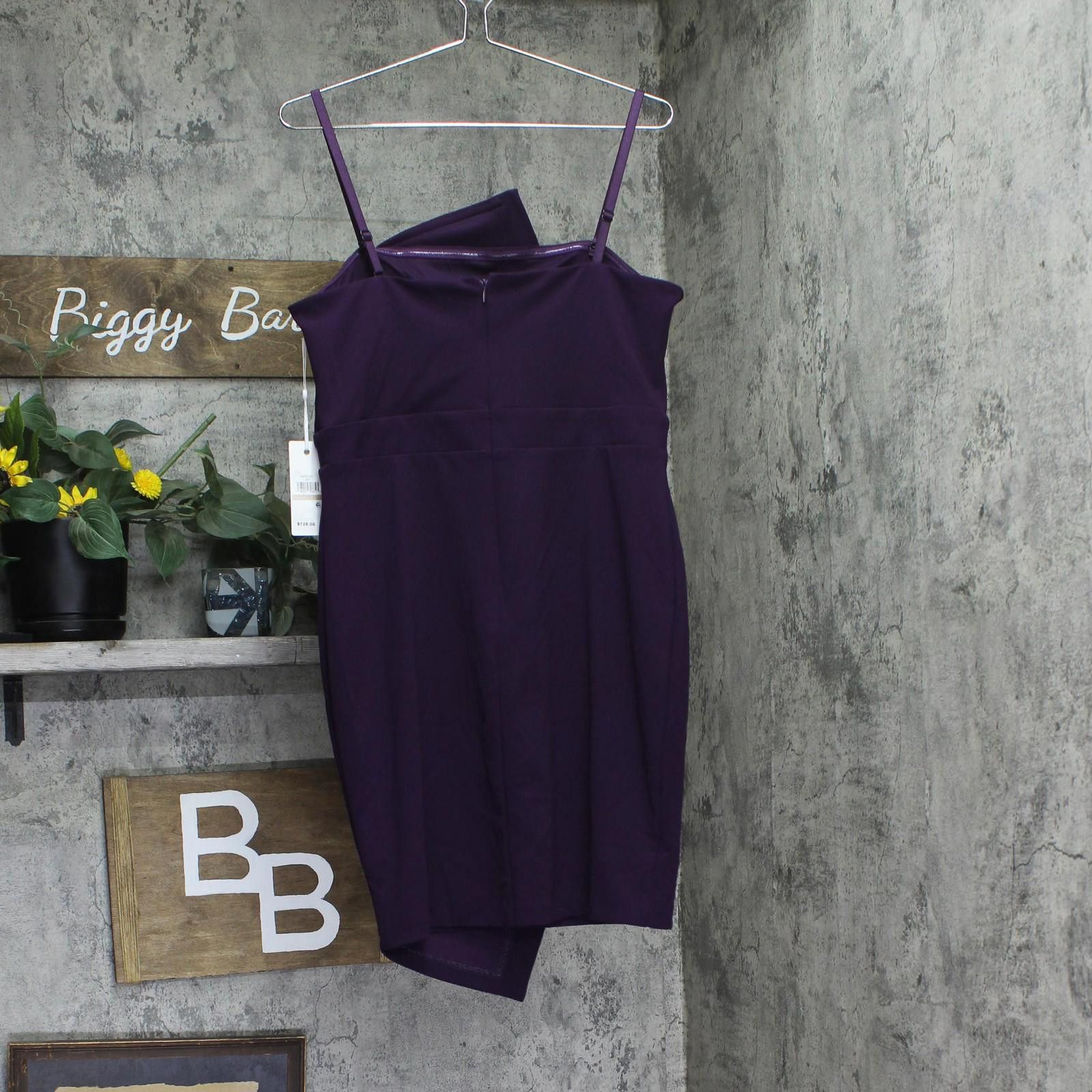 Signal Sport Siena Womens Dress Removable Straps Satp1607 Plum Purple 12 Size XL / US 12-14 / IT 48-50 - 2 Thumbnail