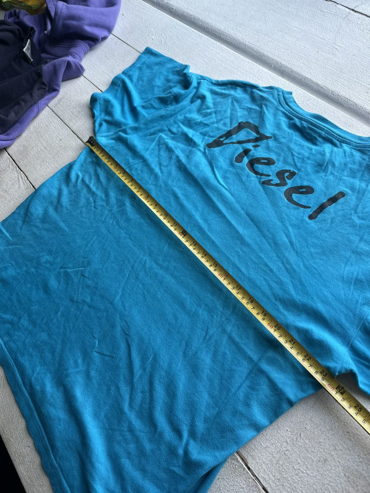 Diesel DOUBLE LOGO🚨DIESEL punk tee shirt AVANT GARDE faded Size US XXL / EU 58 / 5 - 11 Thumbnail