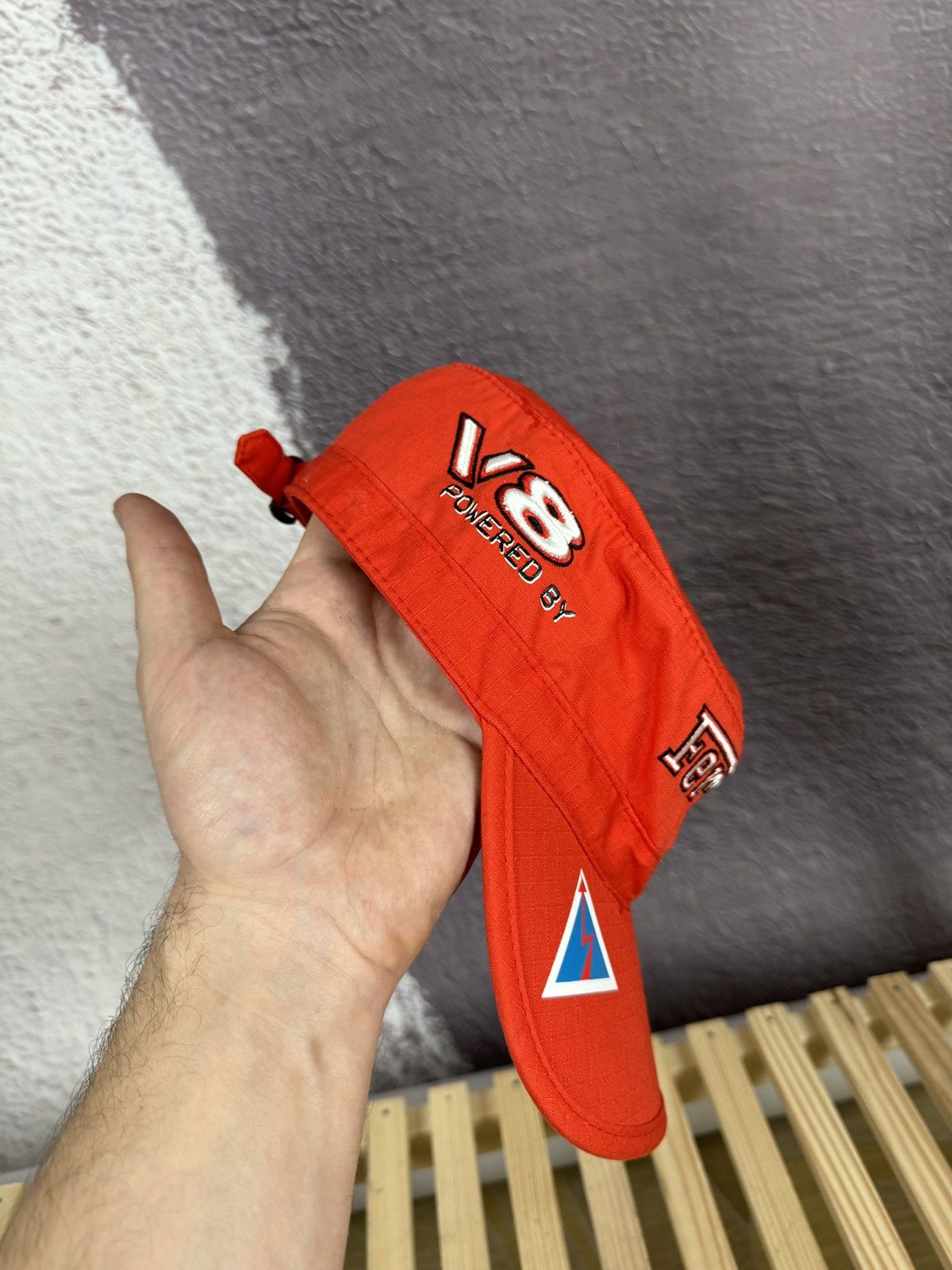 Vintage Ferrari Gear vintage V8 red formula 1 cap Size ONE SIZE - 5 Thumbnail