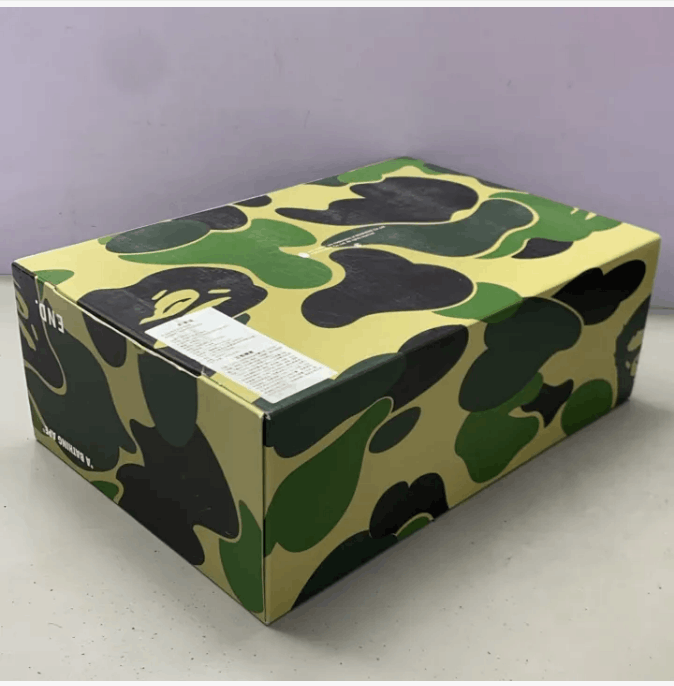 Bape A Bathing Ape Bapesta Low White Green Red Sneakers Size US 12 / EU 45 - 9 Thumbnail