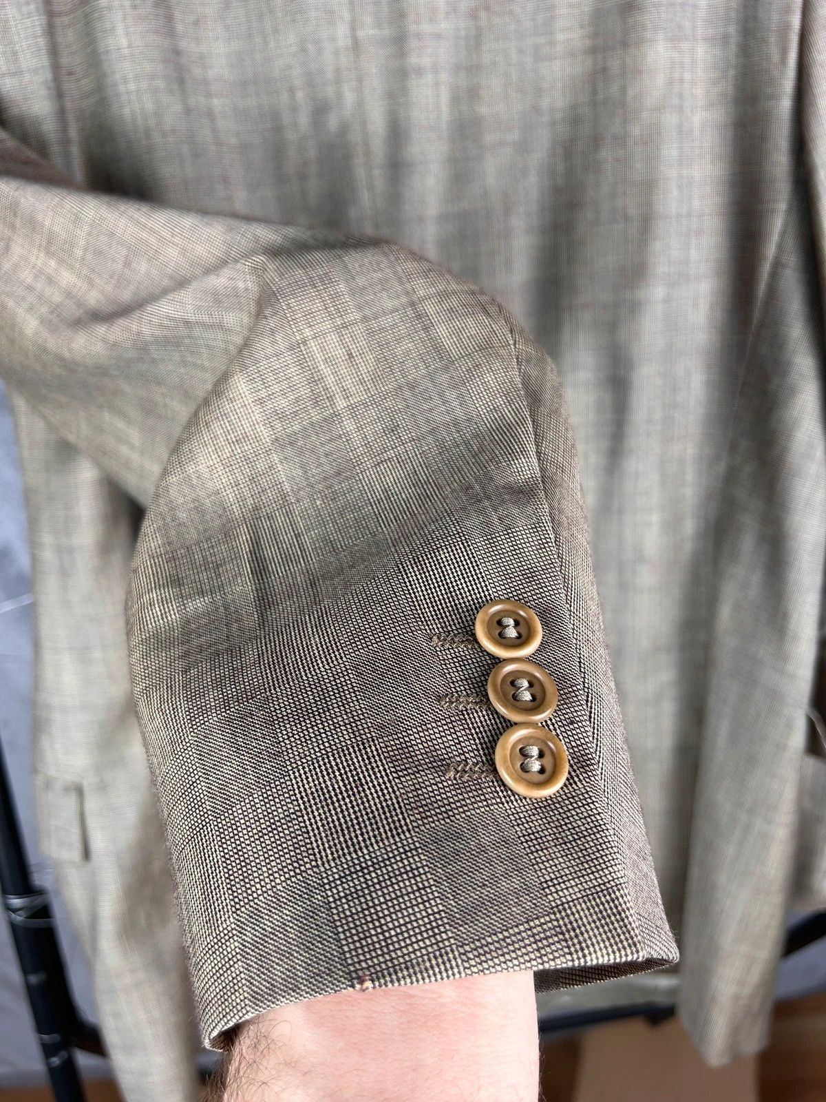 Designer × Hugo Boss Hugo Boss Cashmere woolen beige blazer vintage Size 52L - 5 Thumbnail