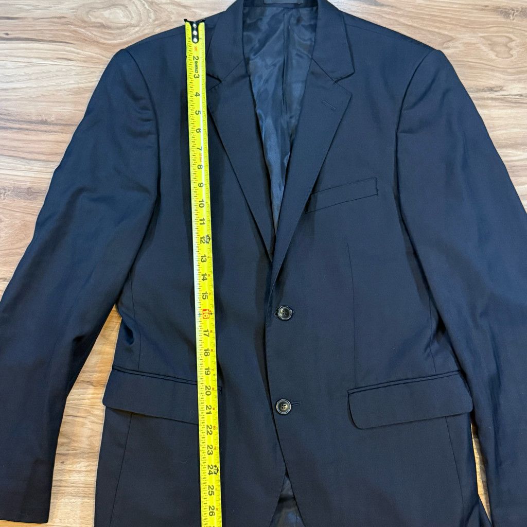 WISDOM Alberto Verdi Men’s Blazer 48 EU Wool Super 140’s Size 48R - 6 Thumbnail