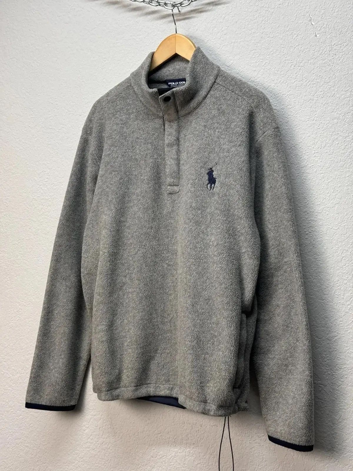 Polo Ralph Lauren × Vintage Vintage Polo Ralph Lauren fleece hoodie Sweatshirt Centre Size US M / EU 48-50 / 2 - 4 Thumbnail